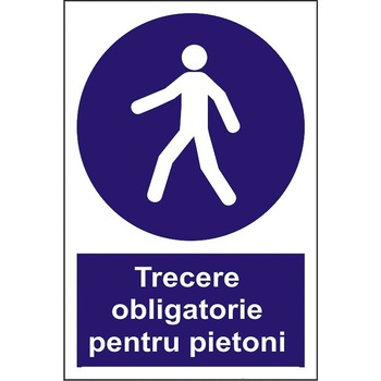 Indicator A5, Trecere obligatorie pentru pietoni(2)! Indicator A5, Trecere obligatorie pentru pietoni(2)!