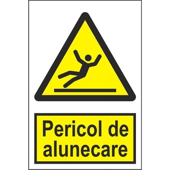 Indicator A4, Pericol de alunecare! Indicator A4, Pericol de alunecare!
