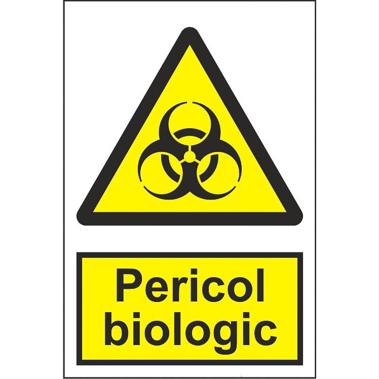 Indicator A4, Pericol biologic!