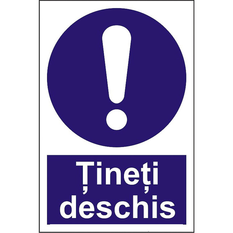 Indicator A4, Tineti deschis!