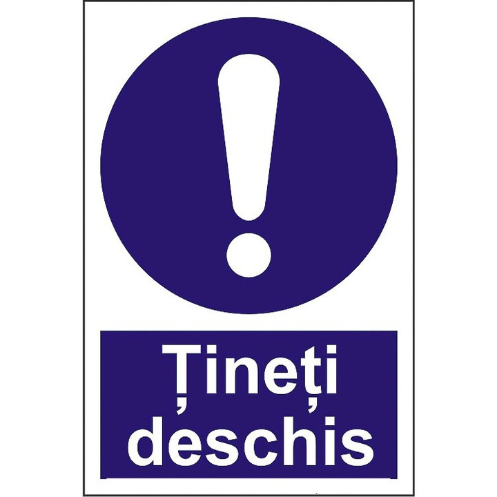 Indicator A5, Tineti deschis!