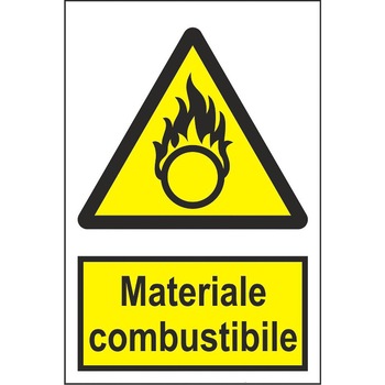 Indicator A4, Materiale combustibile! Indicator A4, Materiale combustibile!