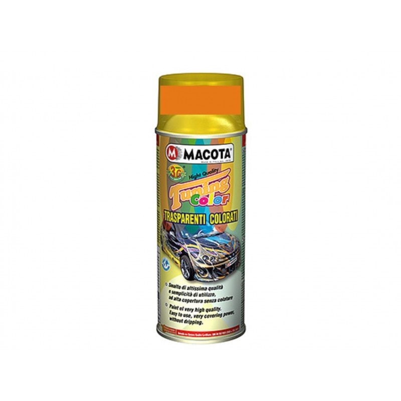 Spray transparent faruri / stopuri, Macota Italy - Orange (400ml)