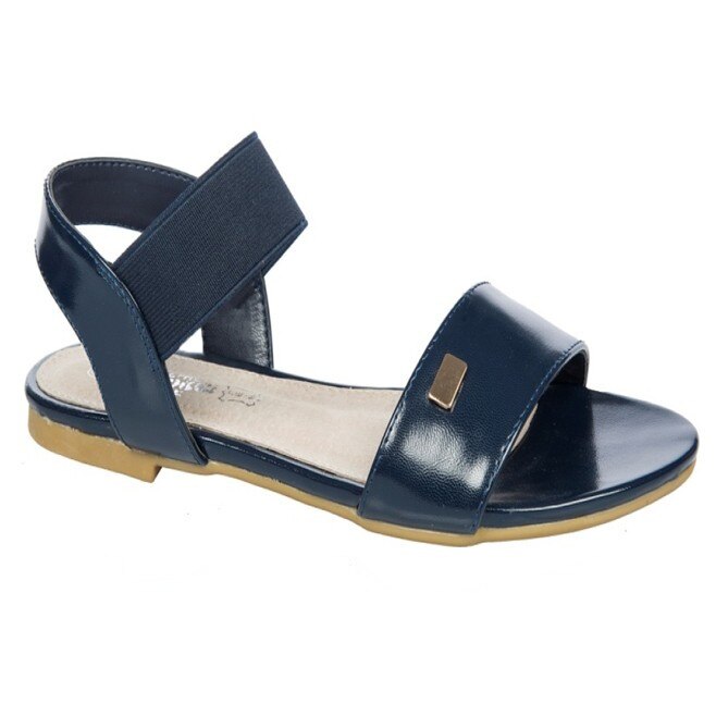 Sandale cu talpa joasa, D&J Exclusive, Bleumarin