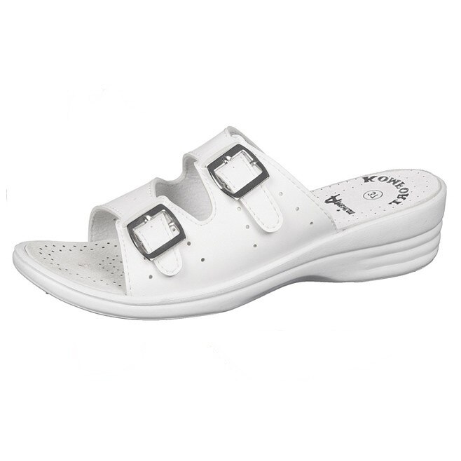 Papuci dama D&J Exclusive, Alb