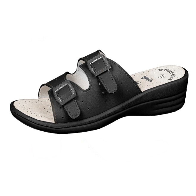 Papuci dama D&J Exclusive, Negru