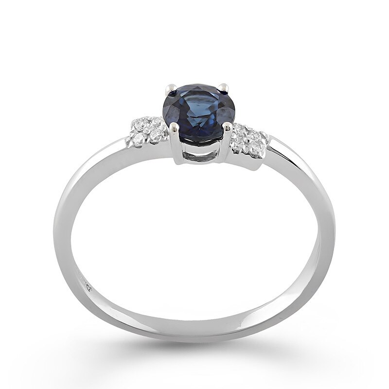 Inel Deruvo Aur 18k Diamante, Safir, 52 R31969-SADW
