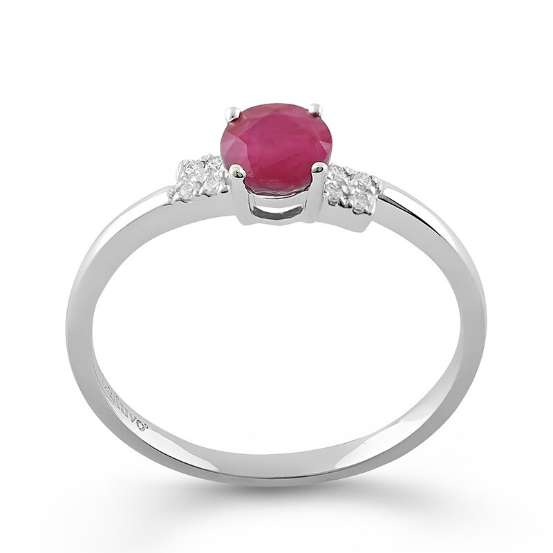 Inel Deruvo Aur 18k Diamante, Rubin, 53 R31969-RUDW