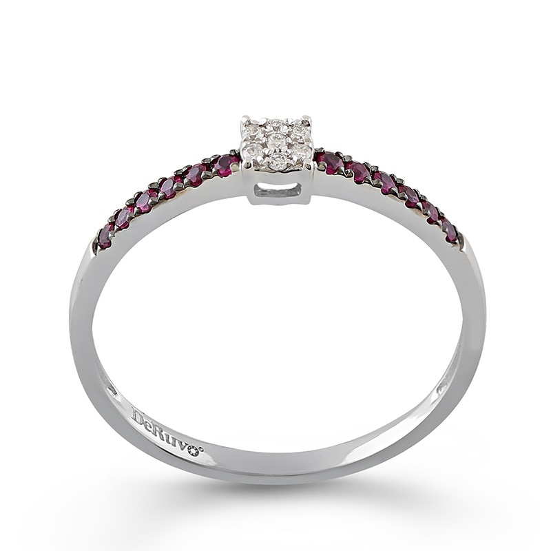 Inel Deruvo Aur 18k Diamante, Rubine, 53 R31337-RUDW