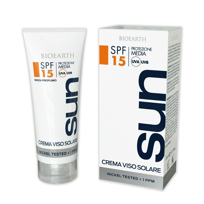 Crema protectie solara SPF15 pentru ten 50 ml BIOEARTH