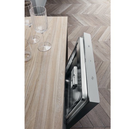 Masina de spalat vase Hotpoint HFP 4O22 WG X, 14 seturi, 10 programe, 60 cm, Clasa A++, Inox