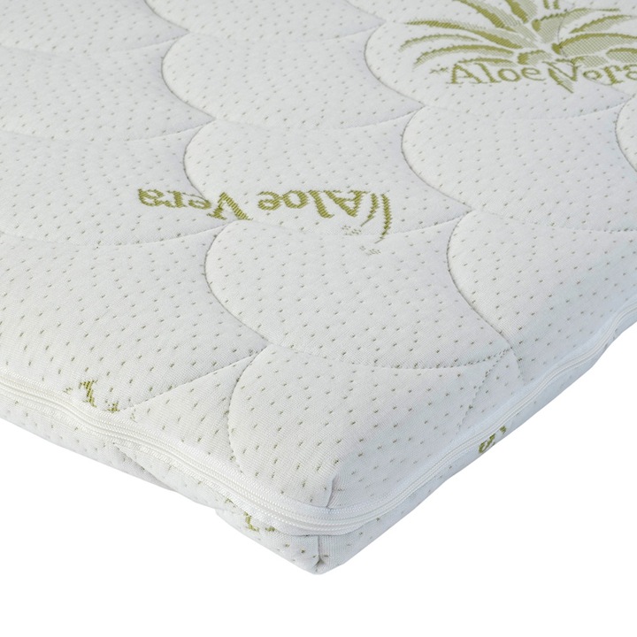 Topper MemoryDuo (3+3) Husa Aloe Vera Detasabila 180x200