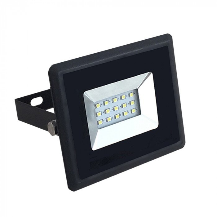 Proiector LED V-TAC E-series - corp negru 10W lumina rece