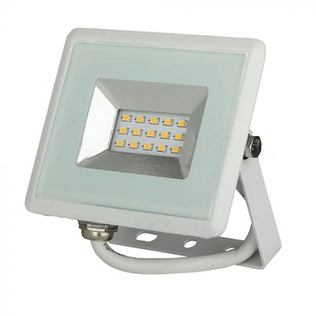 Proiector LED V-TAC 10W (850Lm), corp alb, lumina alba, calda Proiector LED V-TAC 10W (850Lm), corp alb, lumina alba, calda