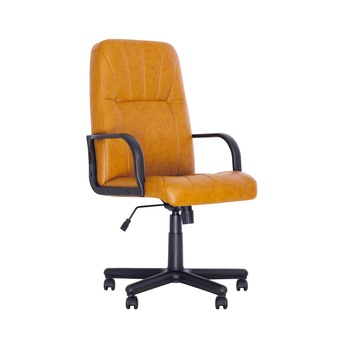 Scaun directorial MACRO, Brun deschis piele ecologica Scaun directorial MACRO, Brun deschis piele ecologica