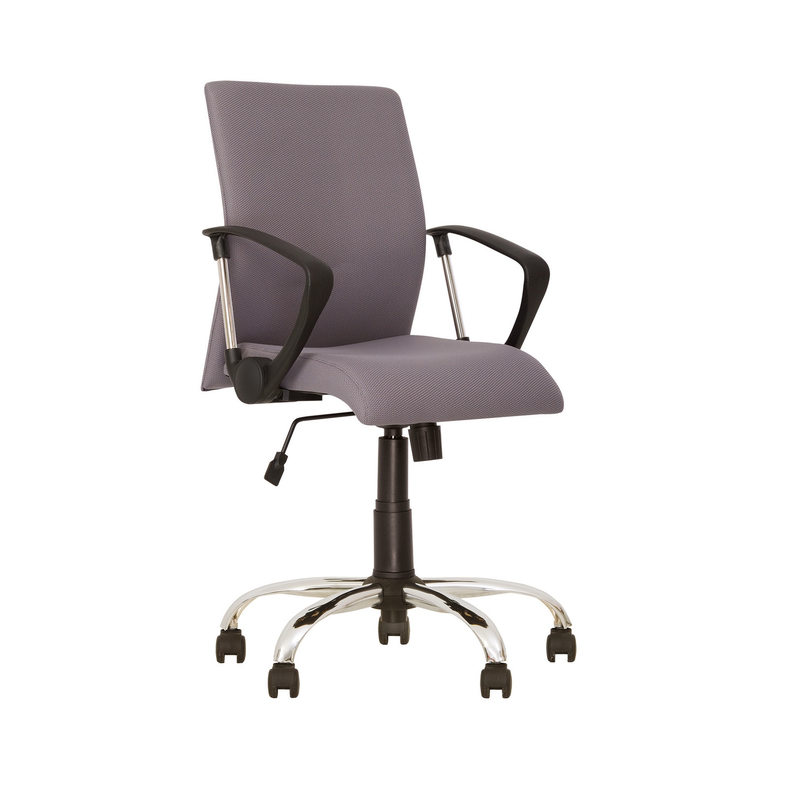 Scaun de birou NEO NEW GTP CHROME, Gri stofa lusso
