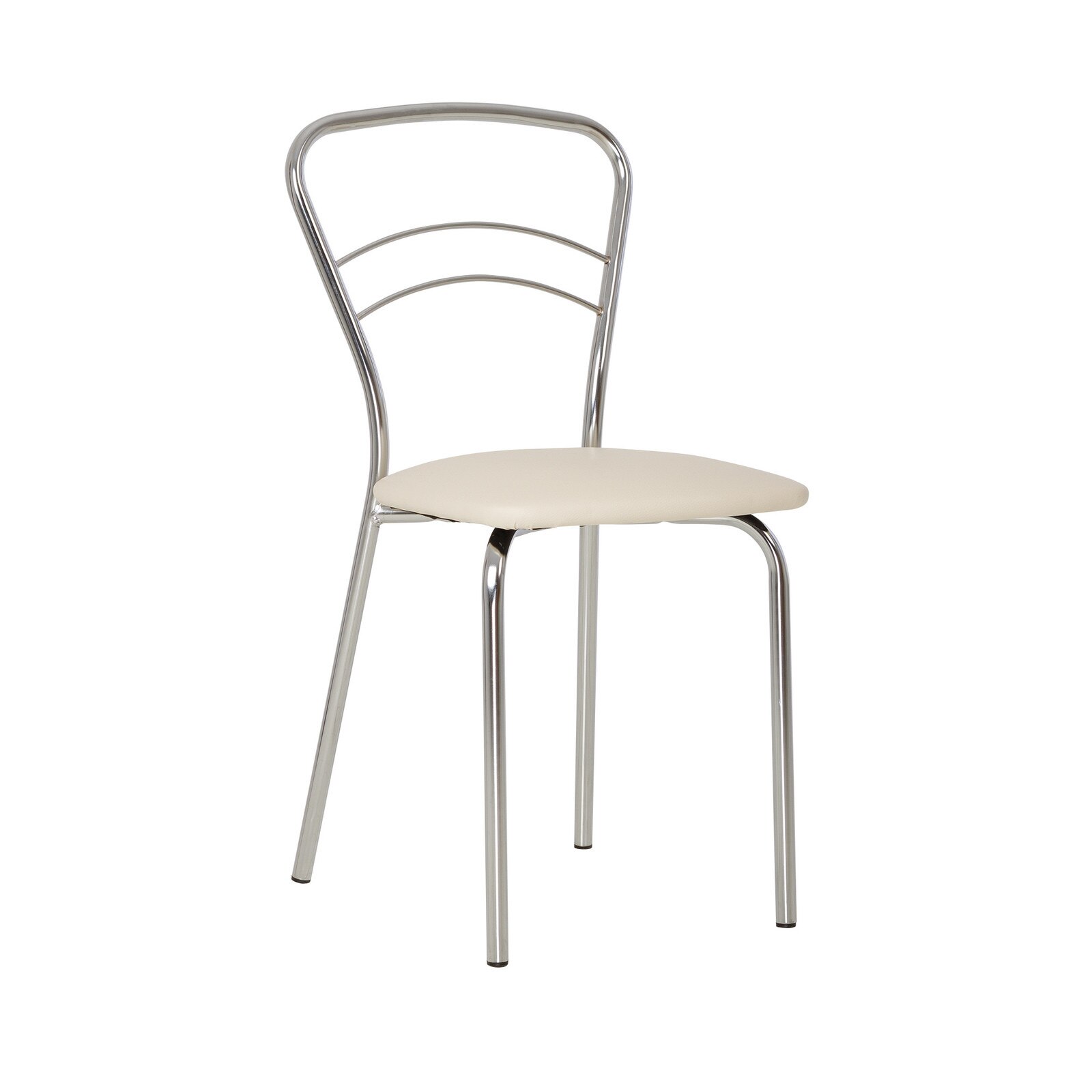 Scaun bucatarie VULKANO, Crem piele ecologica