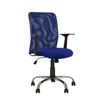 Scaun de birou NEXUS GTP CHROME, Albastru stofa cagliari Scaun de birou NEXUS GTP CHROME, Albastru stofa cagliari