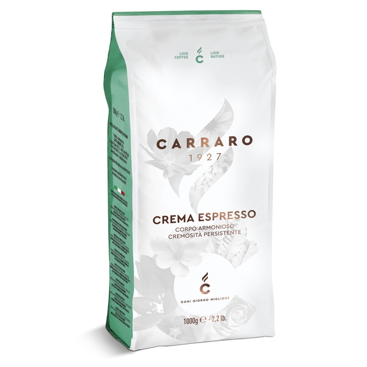 Cafea boabe Crema Espressoo Carraro 1Kg