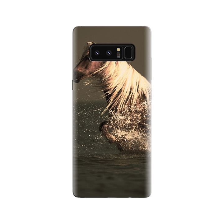 Силиконов калъф, съвместим с Samsung Galaxy Note 8 - модел Water Horse