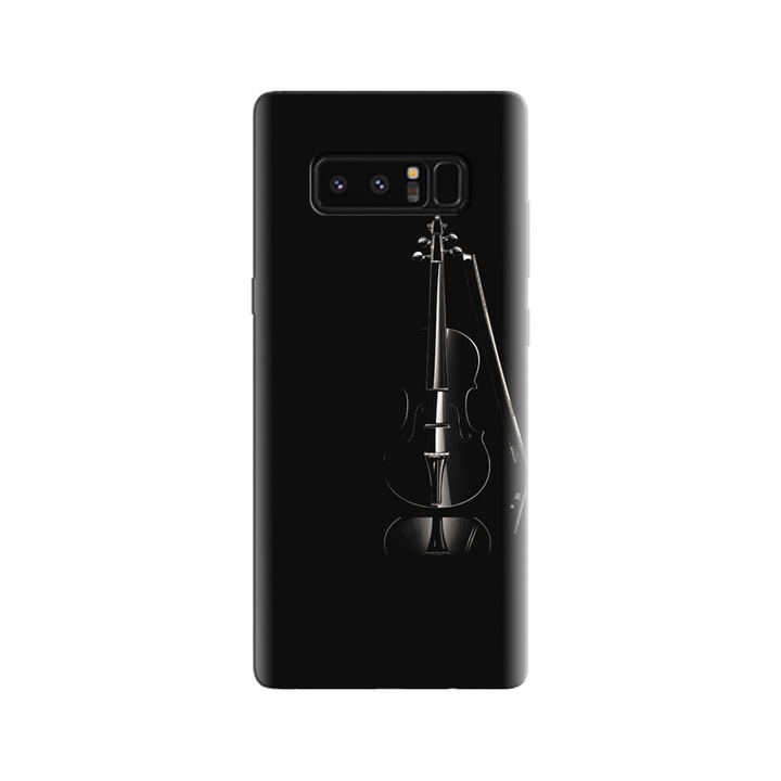 Силиконов калъф, съвместим с Samsung Galaxy Note 8 - модел Violin High Quality Hd Background
