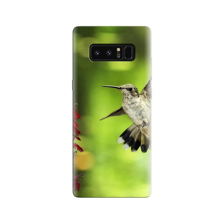 Силиконов калъф, съвместим с Samsung Galaxy Note 8 - модел Htc One Max Animal Hummingbird