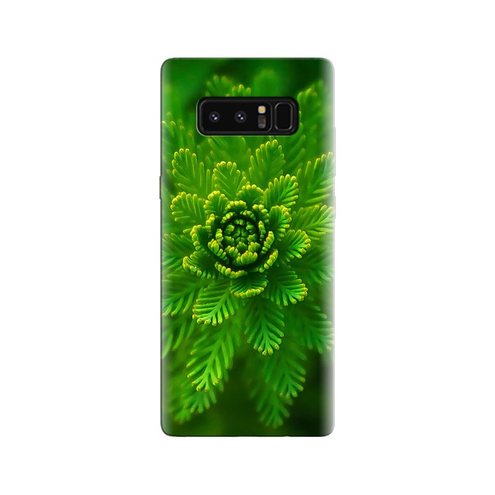 Силиконов калъф, съвместим с Samsung Galaxy Note 8 - модел Water Plant