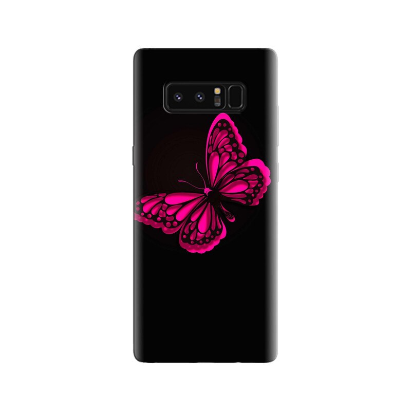 Husa Samsung Note 8 Pink Butterfly 001