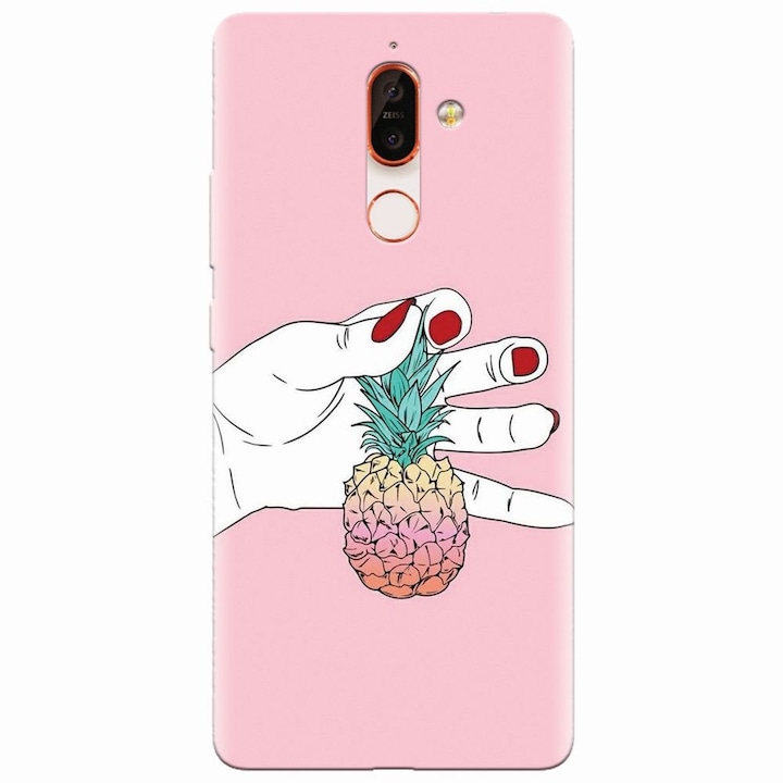 Π‘ΠΈΠ»ΠΈΠΊΠΎΠ½ΠΎΠ² ΠΊΠ΅ΠΉΡ Π·Π° Nokia 7 Plus, Rainbow Pineapple