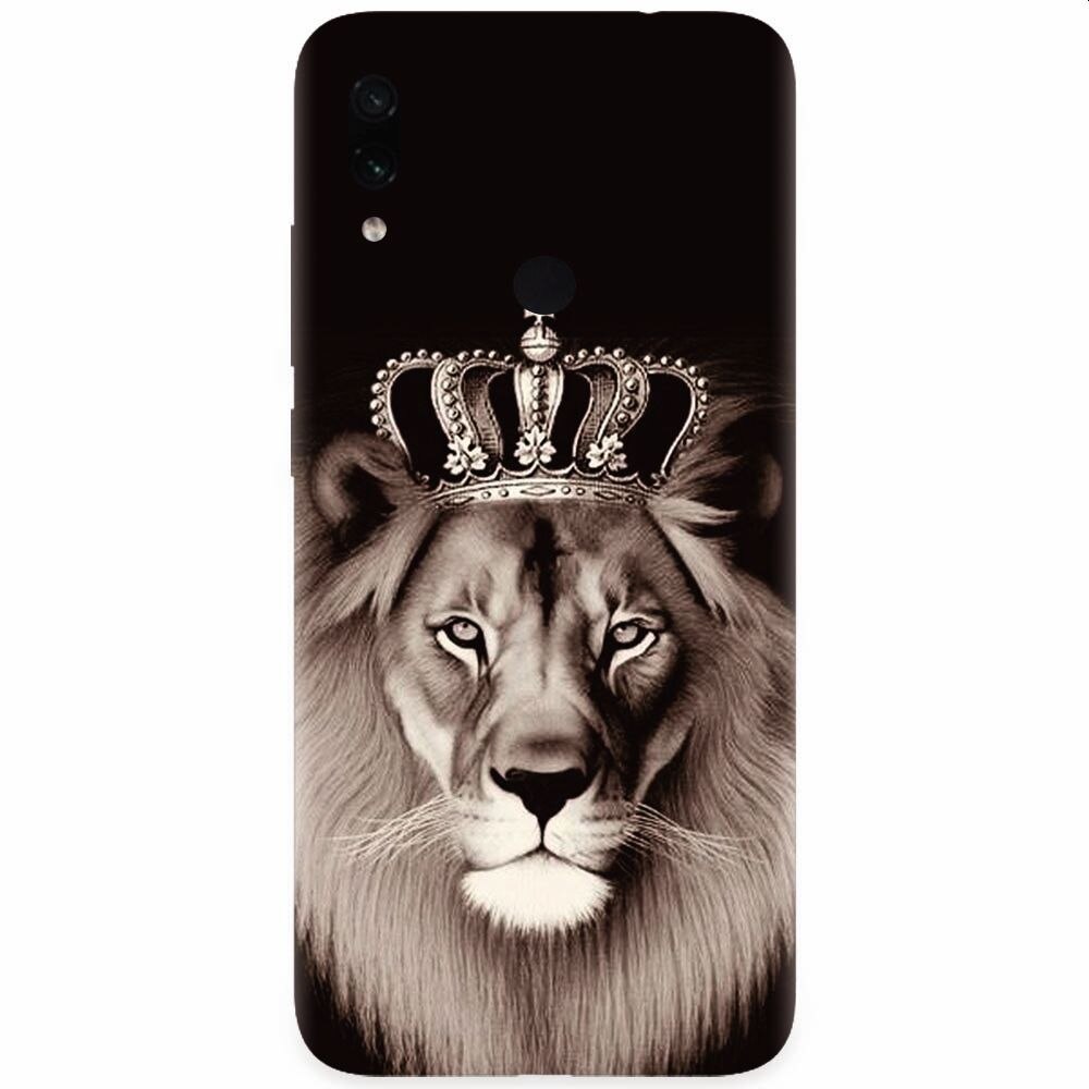 Husa silicon pentru Xiaomi Redmi Note 7, Lion King