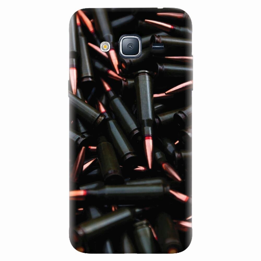 Husa silicon pentru Samsung Galaxy J7 2015, Ammunition Bullets