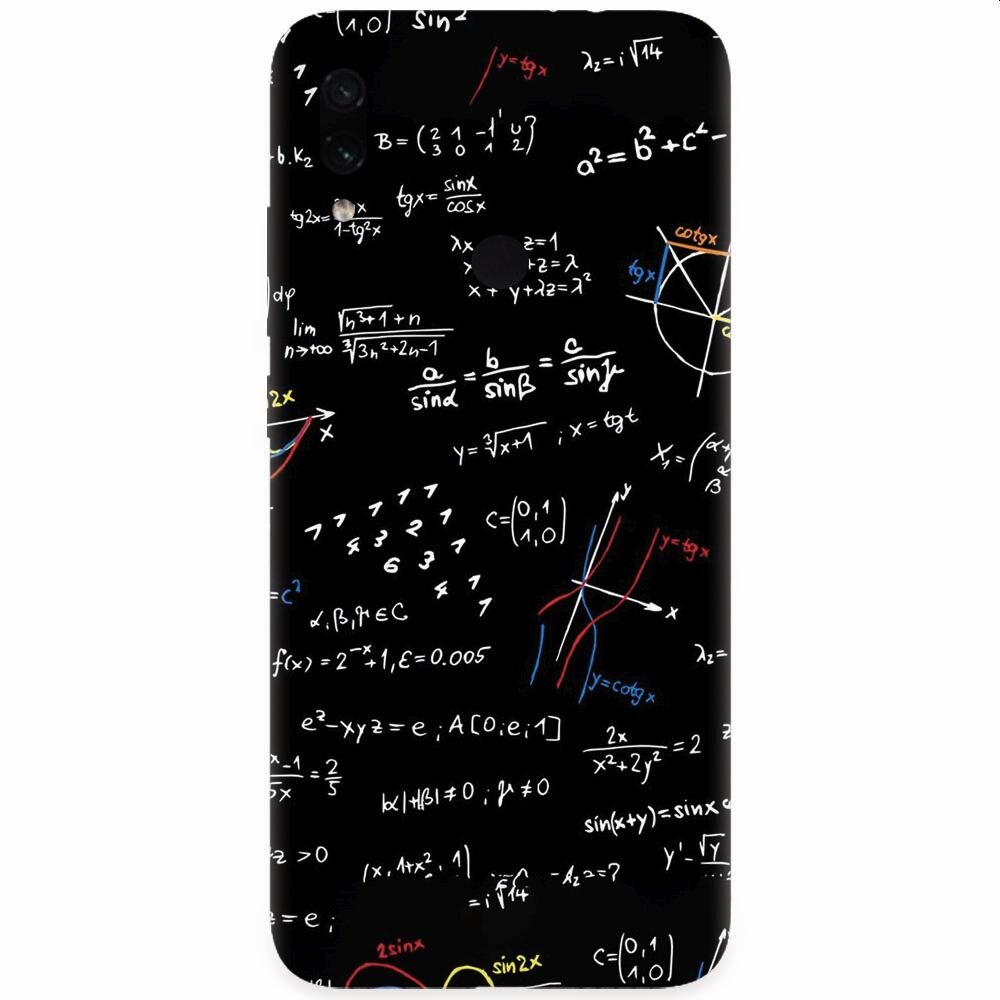 Husa silicon pentru Xiaomi Redmi Note 7, Math