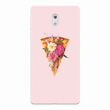 Husa silicon pentru Nokia 3, Flower Pizza Husa silicon pentru Nokia 3, Flower Pizza
