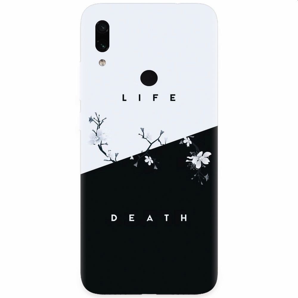 Husa silicon pentru Xiaomi Redmi Note 7, Life Vs Death