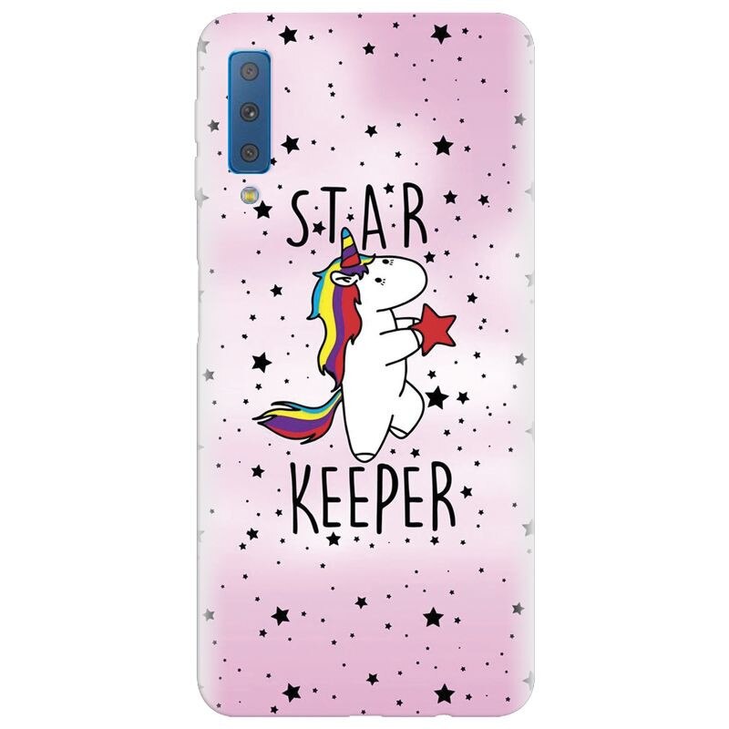 Husa silicon pentru Samsung Galaxy A7 2018, Unicorn Star Keeper