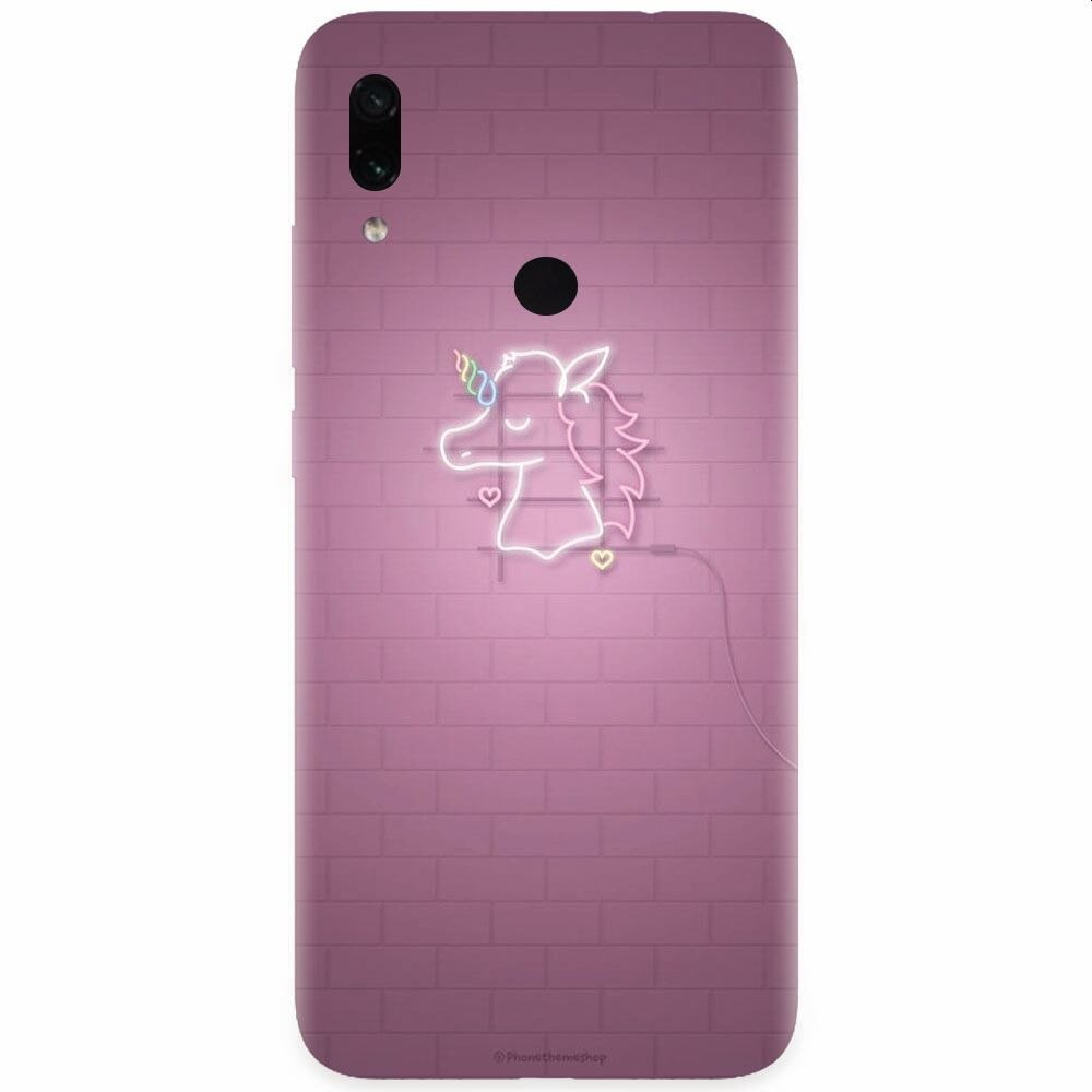 Husa silicon pentru Xiaomi Redmi Note 7, Light Unicorn