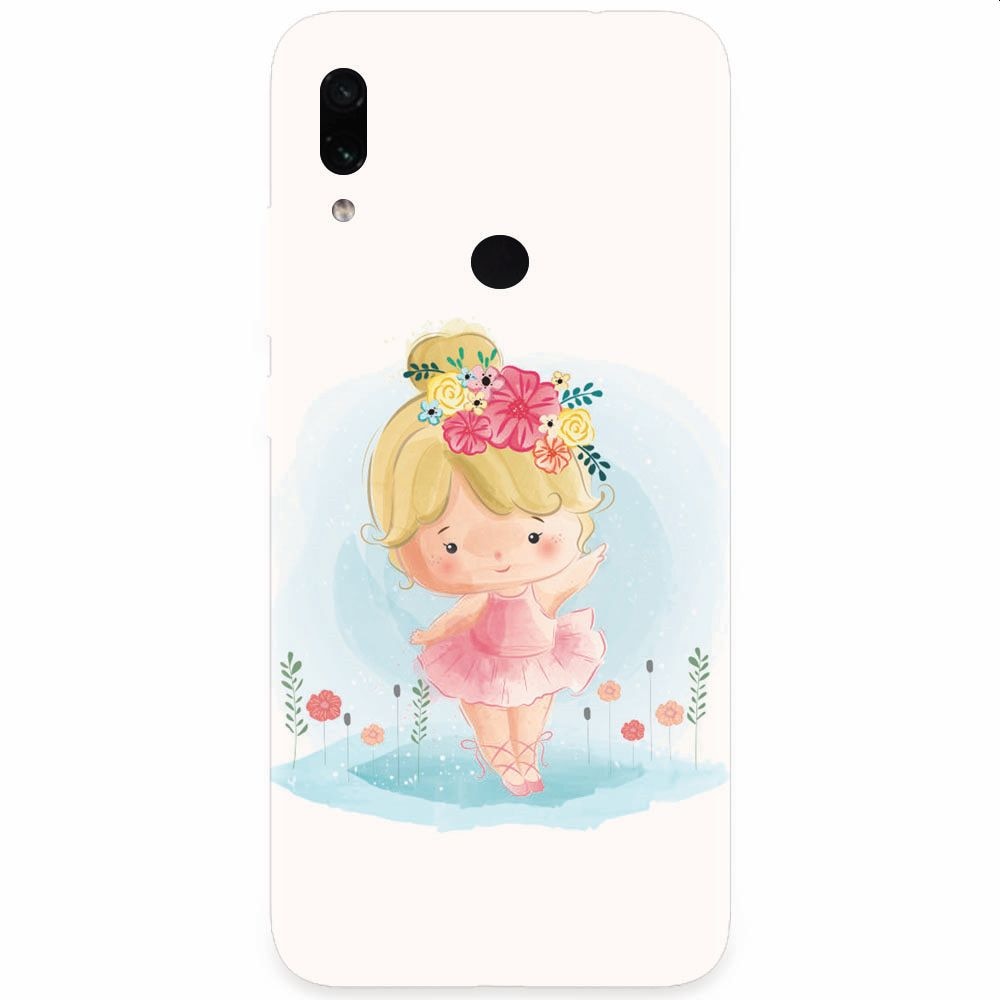 Husa silicon pentru Xiaomi Redmi Note 7, Balerina