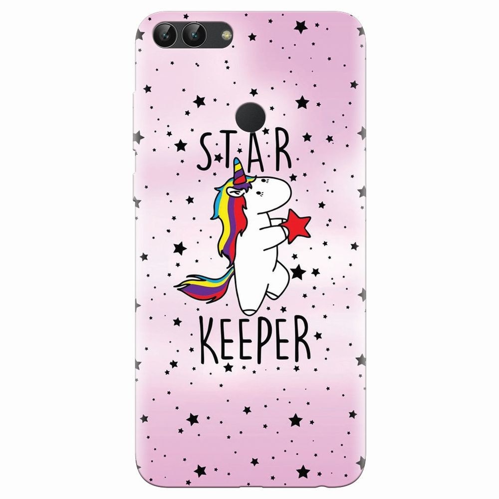 Husa silicon pentru Huawei P Smart, Unicorn Star Keeper