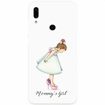 Husa silicon pentru Xiaomi Redmi Note 7, Mommy's Girl Husa silicon pentru Xiaomi Redmi Note 7, Mommy's Girl