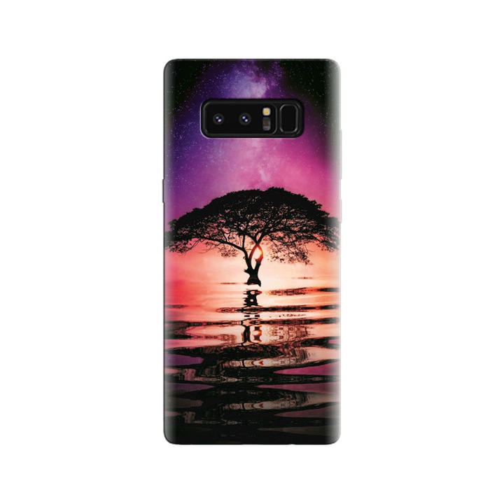 Силиконов капак, съвместим с Samsung Galaxy Note 8 - модел Water Tree