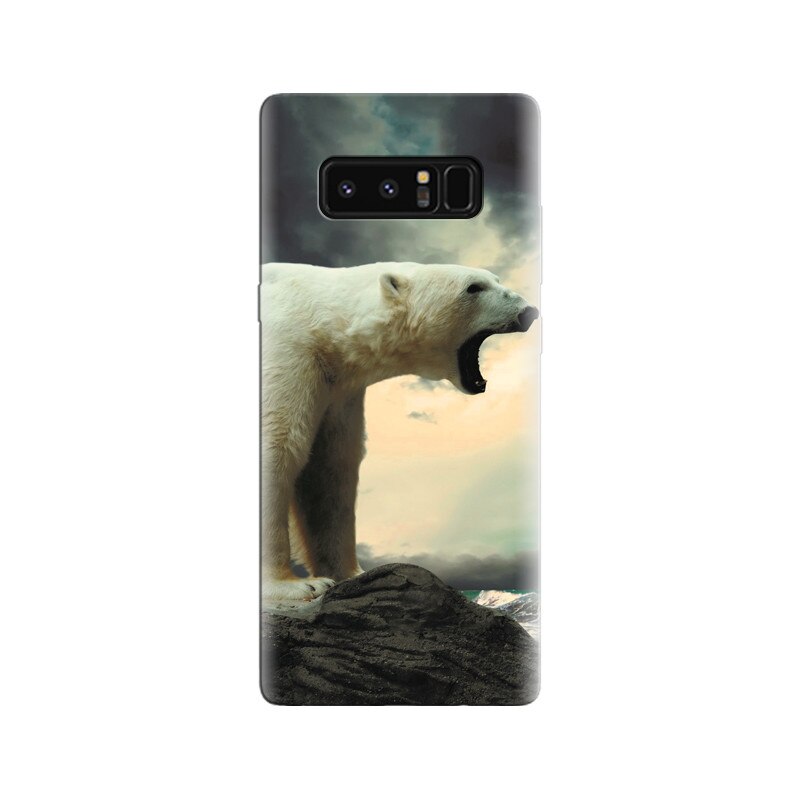 Husa Samsung Note 8 White Predator Bear