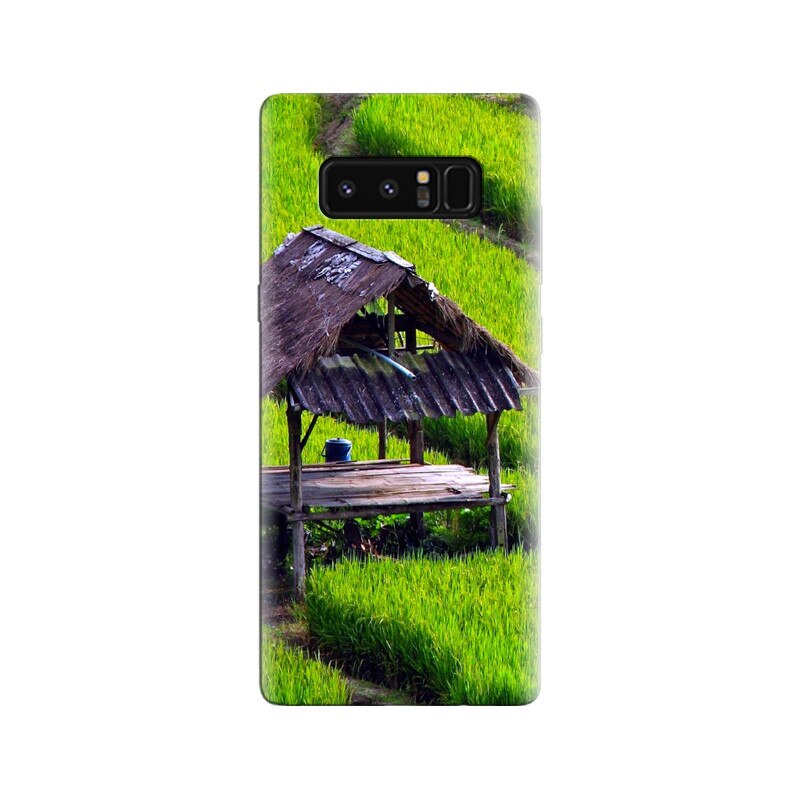 Husa Samsung Note 8 Wood Platform Green Field