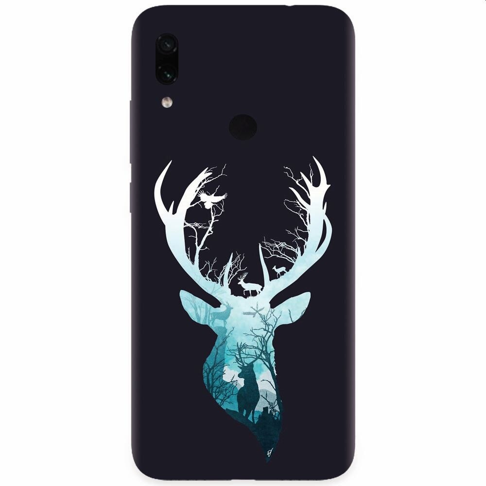 Husa silicon pentru Xiaomi Redmi Note 7, Cerb