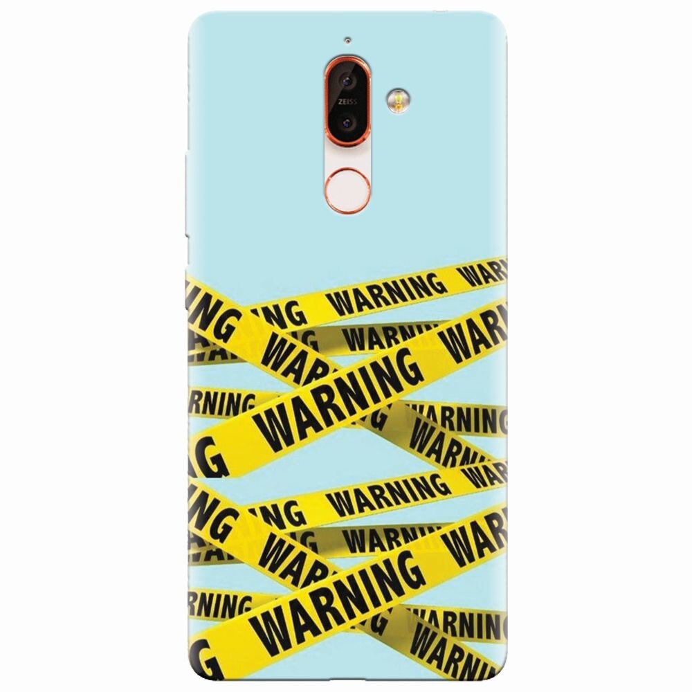 Husa silicon pentru Nokia 7 Plus, Warning