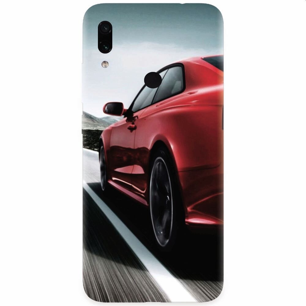 Husa silicon pentru Xiaomi Redmi Note 7, Car On Road
