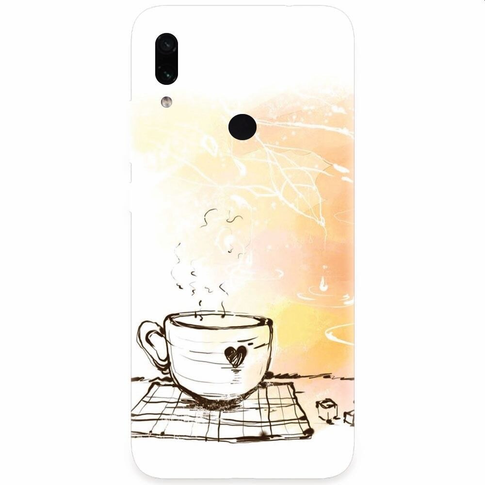 Husa silicon pentru Xiaomi Redmi Note 7, Coffe Love