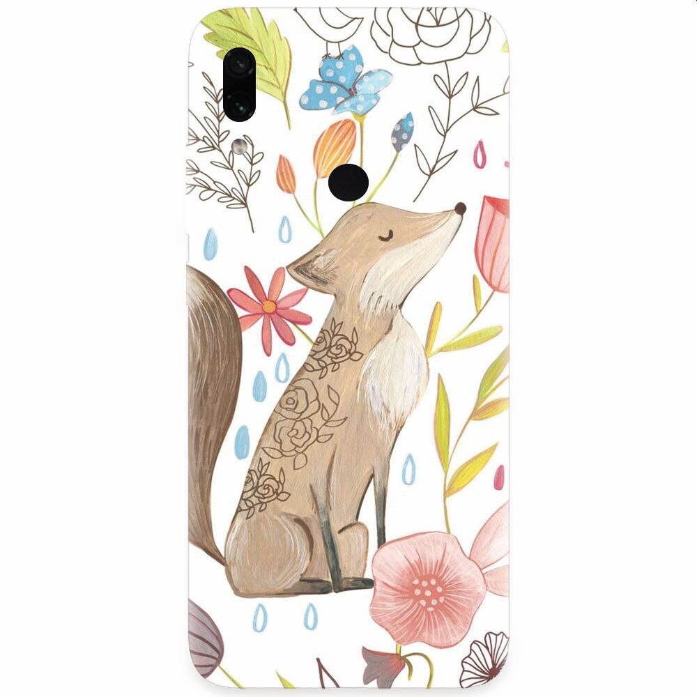 Husa silicon pentru Xiaomi Redmi Note 7, Fox