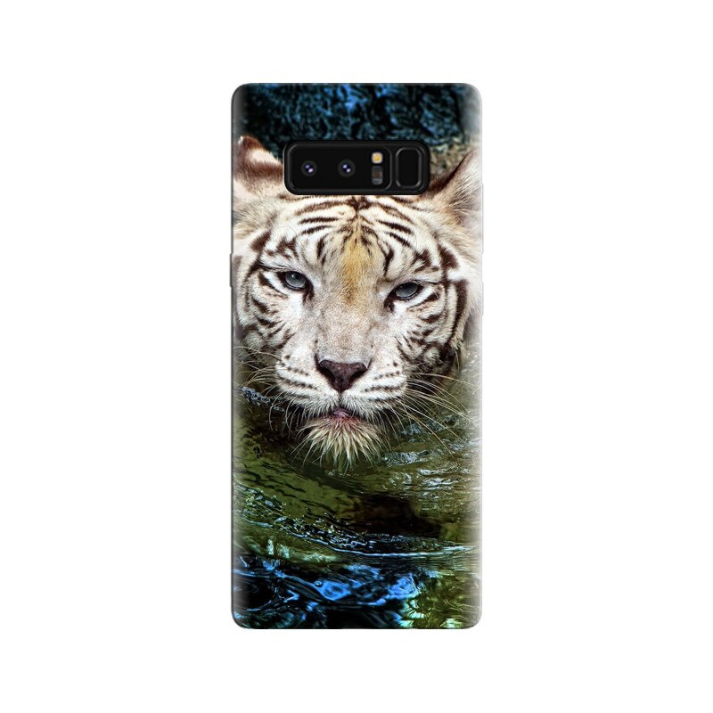 Husa Samsung Note 8 White Tiger Swimming