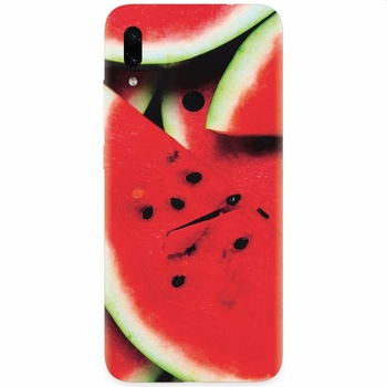 Husa silicon pentru Xiaomi Redmi Note 7, S Of Watermelon Slice Husa silicon pentru Xiaomi Redmi Note 7, S Of Watermelon Slice