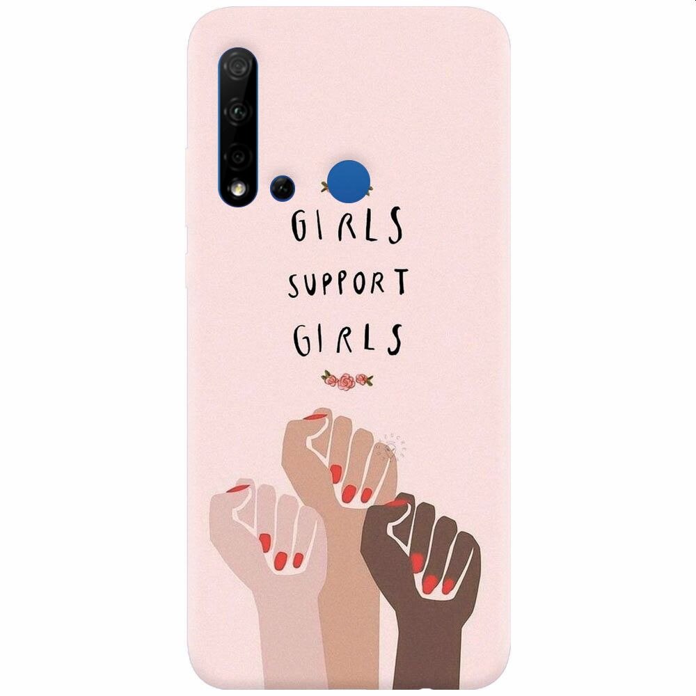 Husa silicon pentru Huawei P20 Lite (2019), Girls Supportgirls
